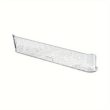 A modern style plastic kitchen sink splash baffle for bathroom countertop side protection, splash baffle for sink